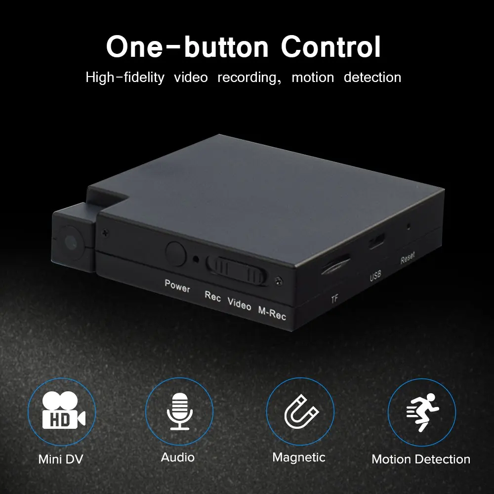 Новая 24-часовая запись видео MD13 Mini DV Camara Motion Detection Video Audio Recorder Мини-видеокамера с