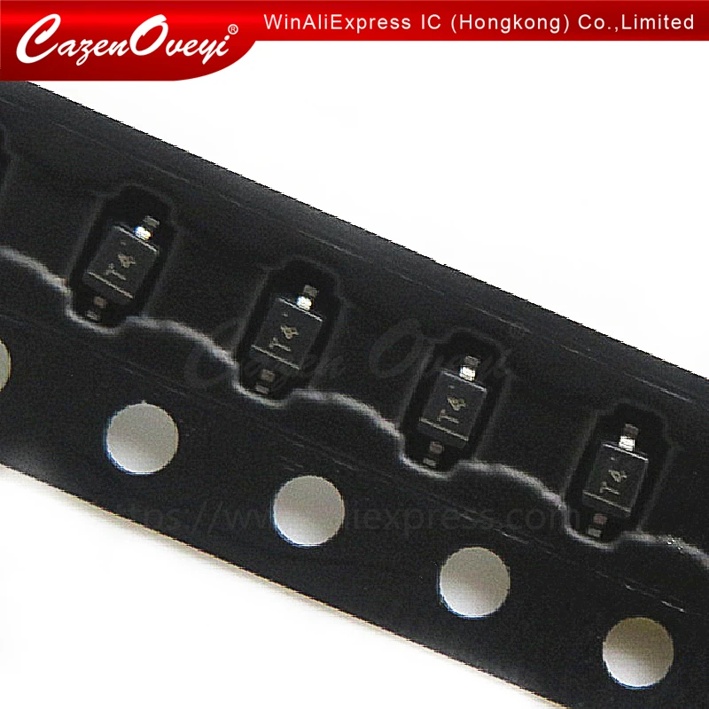 100 шт./лот 1N4148 1N4148WS T4 1N4148W SMD 0805 SOD 323 IN4148 SOD323 переключательный диод в