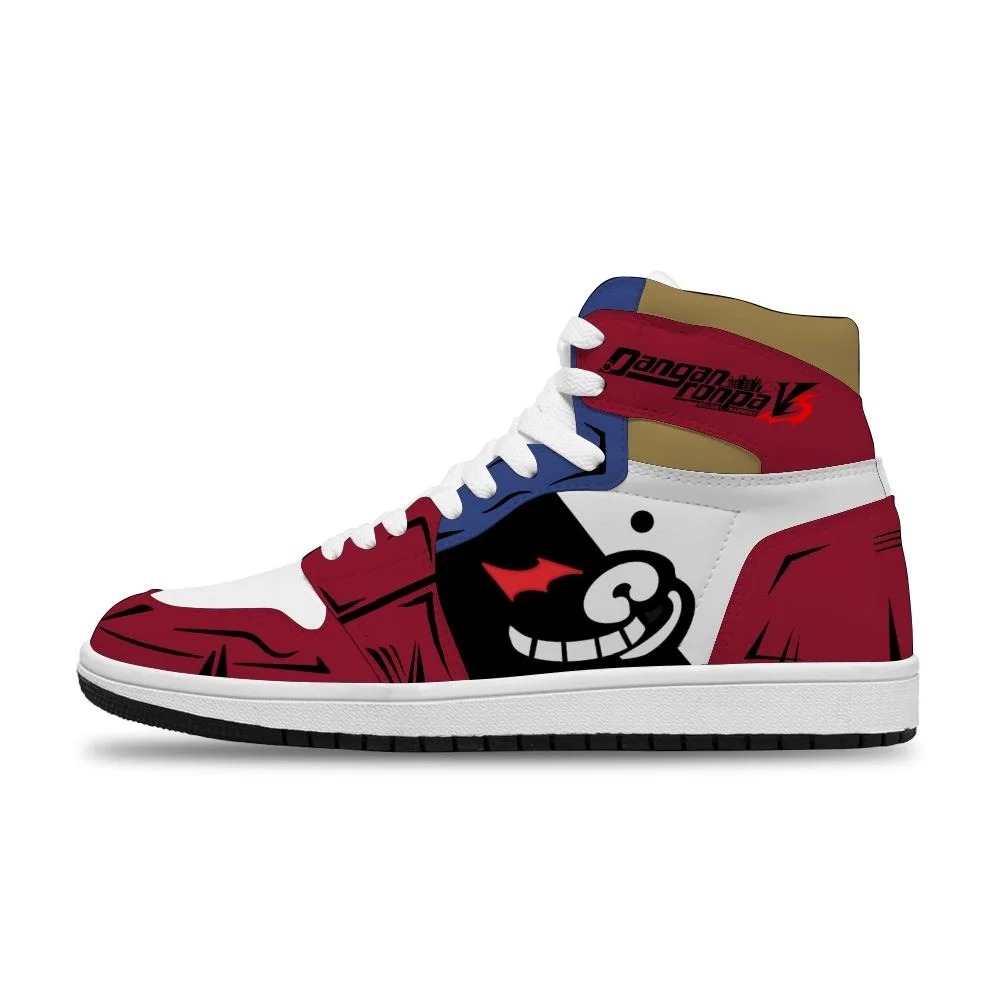 

2021 Japanese Hot Anime Danganronpa Diy Printed Running Non-Slip Leisure Shoes For Boys Unisex Fashion Sneakers