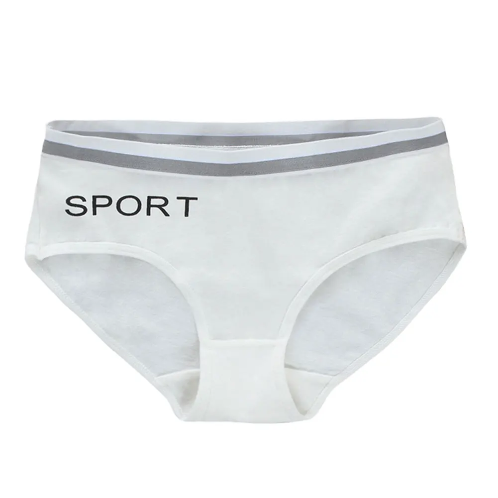 

2021 Girls Underwear 100% Pure Cotton Solid Color Soft Breathable Underwear Simple Casual Young Girl Briefs Shorts Hot Sale
