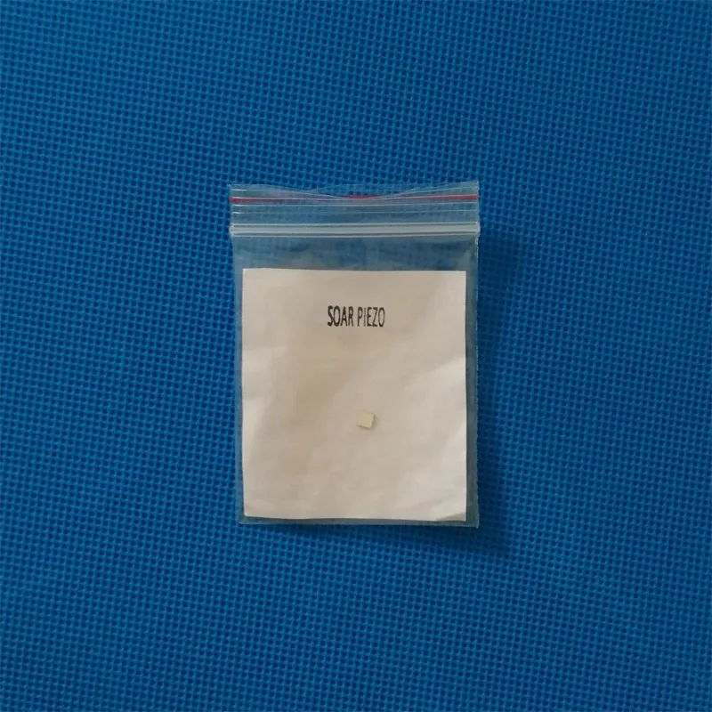 Пьезоэлектрический керамический преобразователь плиты 3*3*0 55 мм PZT5