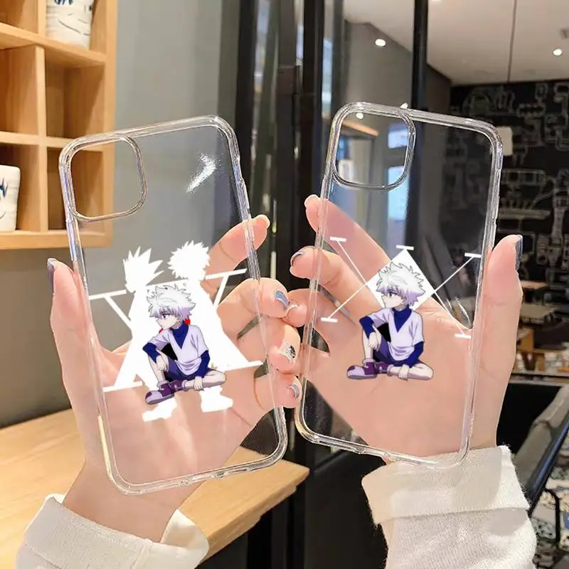 

Hunter HXH Anime Hunter X Phone Case For iphone 13 12 11 8 7 plus mini x xs xr pro max Transparent soft