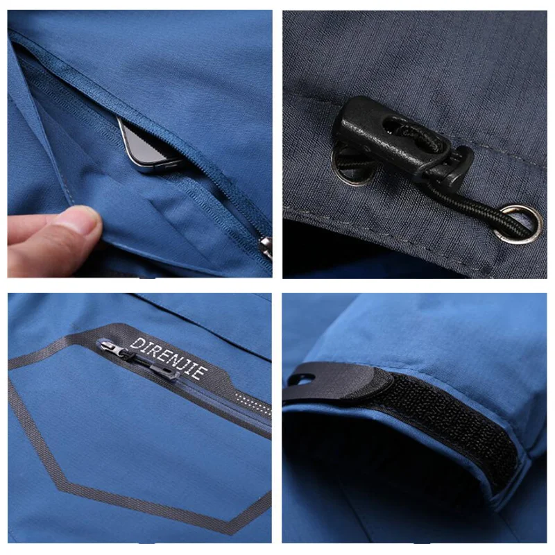 Лыжный костюм для мужчин ветрозащитные водонепроницаемые теплые плотные