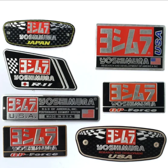 

1pc Yoshimura Scorpio Arrow Two Brother Aluminium Heat-resistant Motorcycle Exhaust Pipe Decal Decorate Sticker