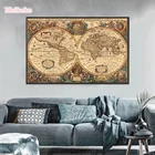 Полноразмерная Алмазная 5D картина Карта мира, 100%, 3D вышивка крестиком, полноразмерная алмазная живопись, мозаика