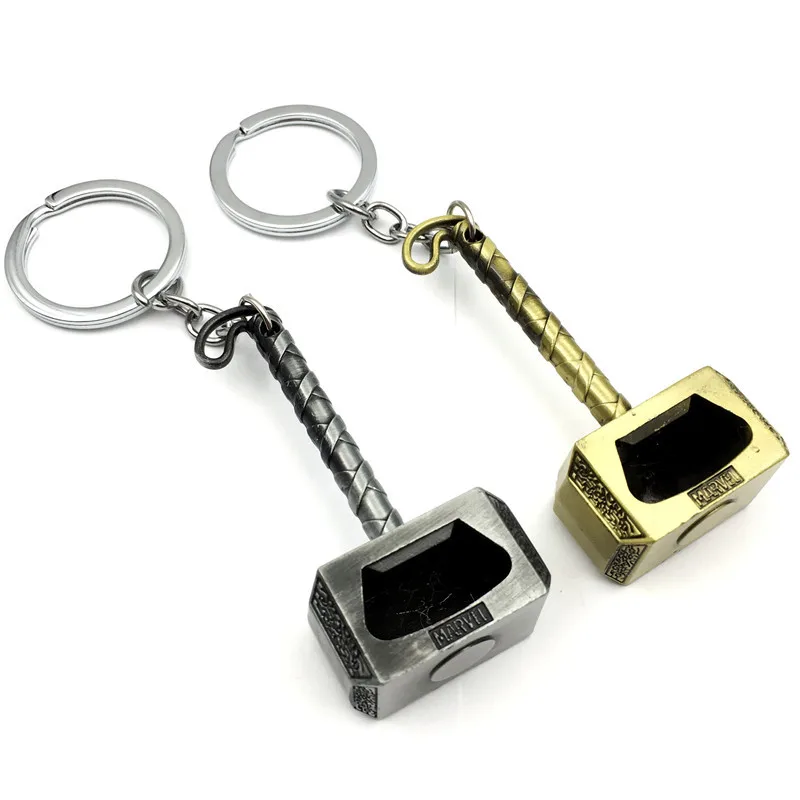 

WANGAIYAO movie surrounding hero beer bottle opener hammer metal hammer car pendant gift
