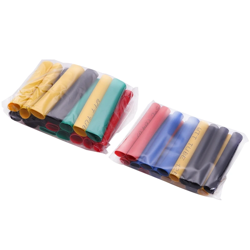 164 шт. ПЭ термоусадочная Ассорти Термоусадочные трубки жильный кабель