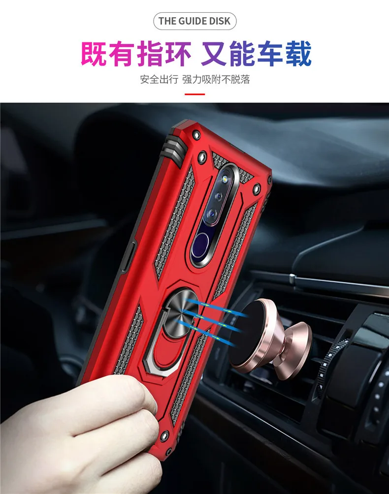 Car Magnetic Case For OPPO A37 A39 A57 A5 A3S A59 F1S A71 A77 F3 A83 F11 Pro R19 F5 R11S Plus R15 R17 Anti Drop Cover |