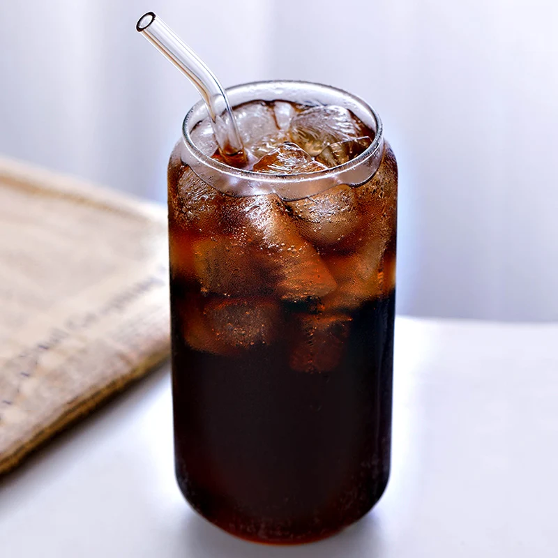 Пивная кружка прозрачный Стекло чашки Чай Кофе Cola шумовой фильтр для сока молоко