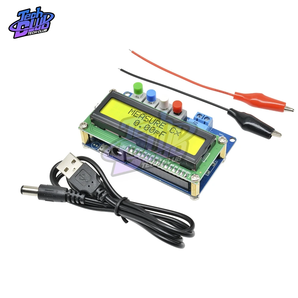 Цифровой измеритель емкости с ЖК дисплеем устройство для проверки высокой