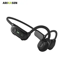 Arikasen Bone Conduction Headphones Wireless Headphones 8GB memeory Bluetooth 5.0 Bluetooth earphone with microphone