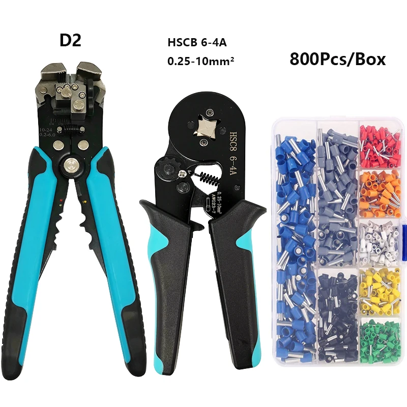 

Promotion Set Ferrule Crimping Pliers Cutter Pliers With Terminal Box Tubular Crimper Hand Tools Портовый зажим