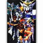 F295 Горячая Новинка Мобильный костюм Gundam крыло Мультфильм Аниме Комикс шелковая ткань настенный художественный плакат декоративная наклейка яркая