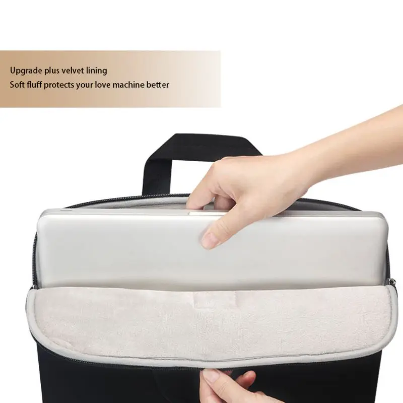 Модная деловая домашняя сумка для ноутбука замшевая 2019|Сумки и чехлы ноутбуков| |