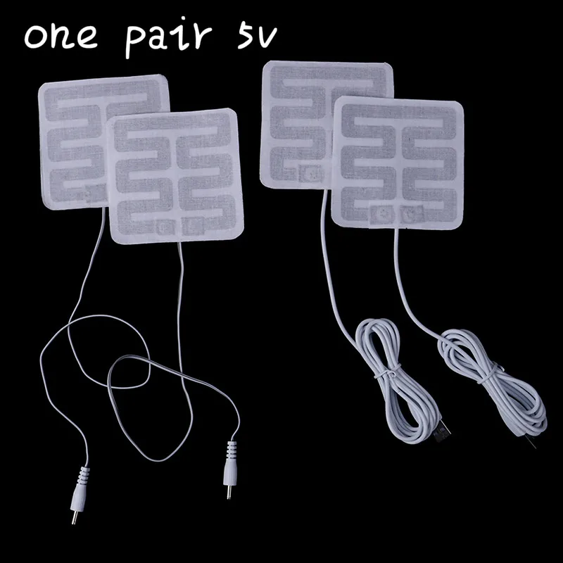 2 шт. 5 в углеродное волокно грелка для рук USB нагревательная пленка Электрический