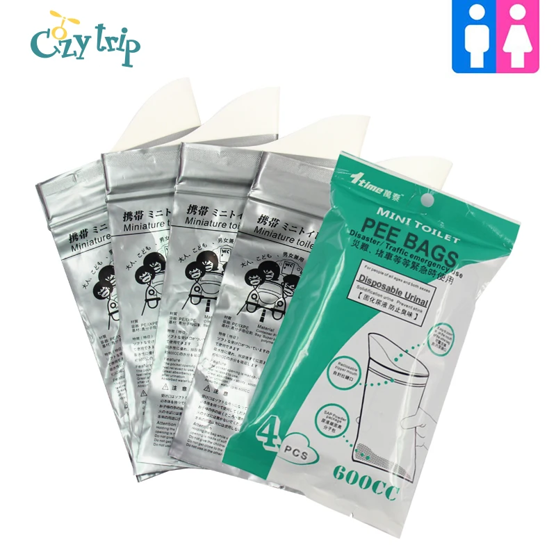 Одноразовый дорожный мешок для мочи супер впитывающий портативная аварийная