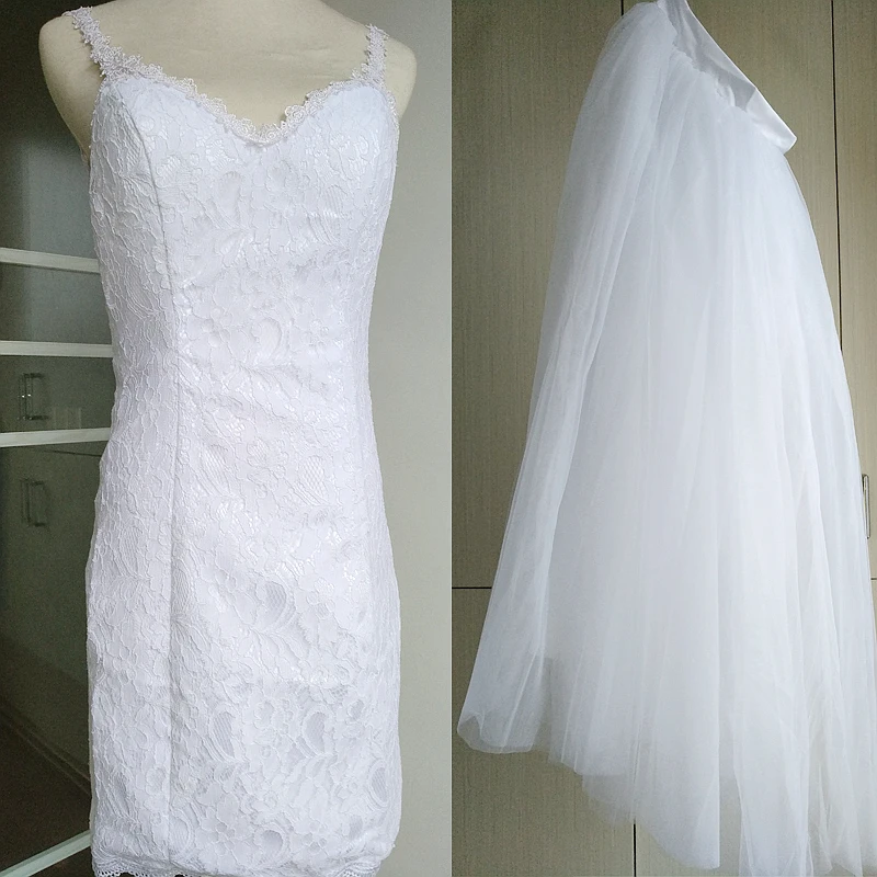 LAMYA 2022 New Detachable Train Wedding Dress Princess Elegant Lace Appliques Vestido De Noiva 2 in 1 Ball Gown Bridal Gowns | Свадьбы и