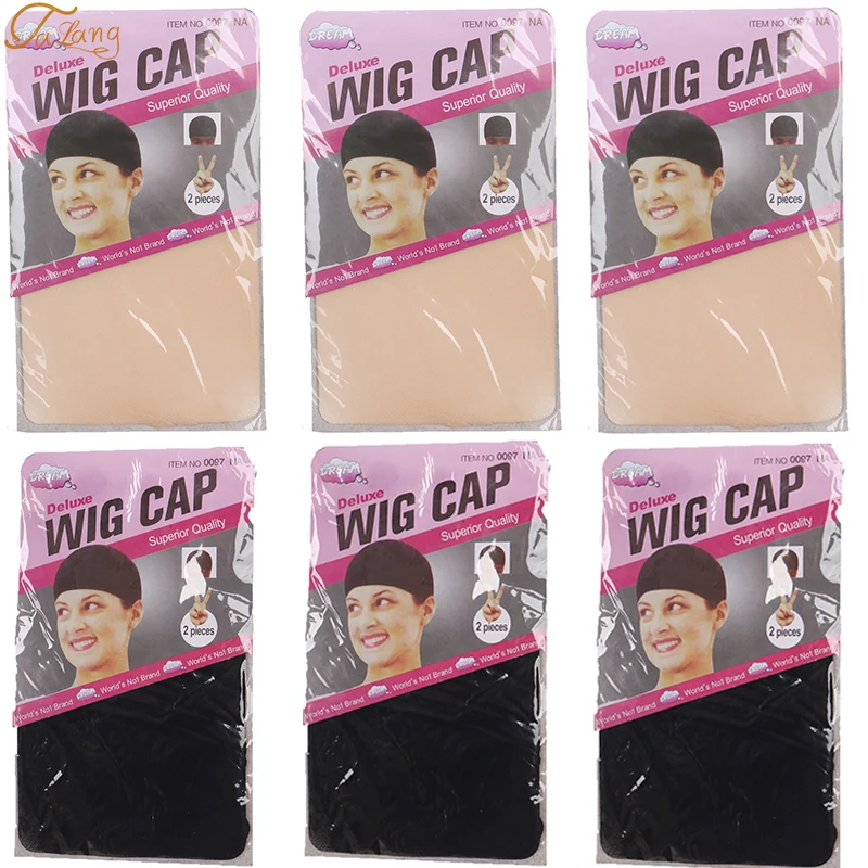 

2 pieces Wig Cap Hair Net For Weave Hair Wig Nets Stretch Mesh Wig Cap For Making Wigs