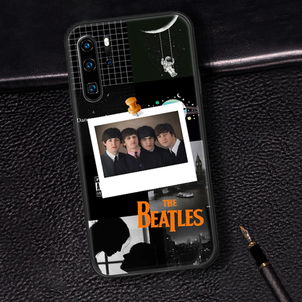 

Beatle Band Phone Case For Huawei P Mate 10 20 30 40 Pro Lite Smart 2019 2021 black Back Silicone Etui Soft Hoesjes 3D