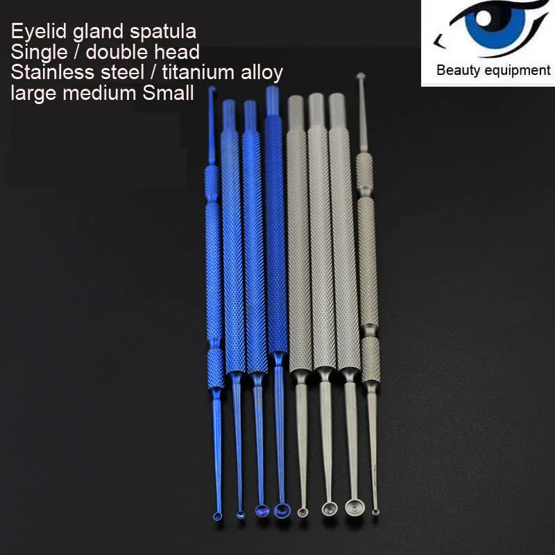 Большой микроофтальмологический инструмент из нержавеющей стали шпатель meibomian