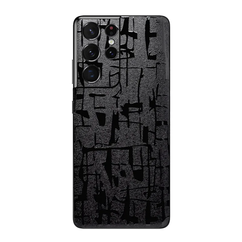 Crocodile Pattern Matte Film For Samsung S21 Ultra S20 Plus Film Cover Decal Skin Matte Protector Sticker For Note 20 Ultra S21