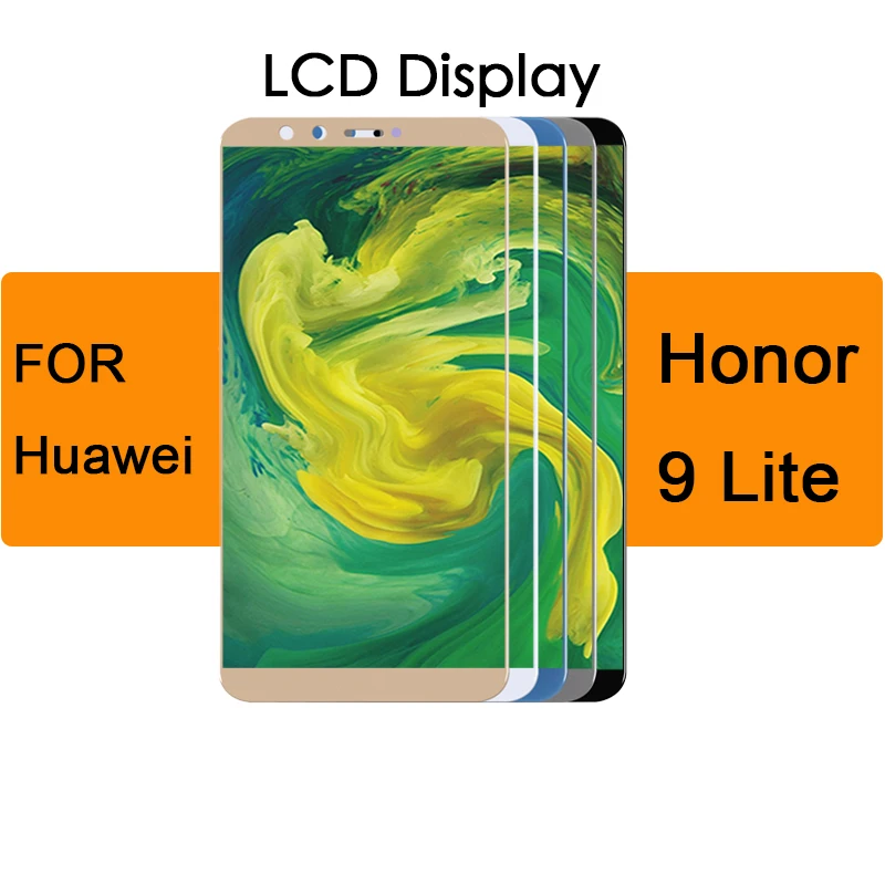 Оригинальный ЖК дисплей для Huawei Honor 9 Lite с сенсорным экраном в сборе рамкой lld al00 al10