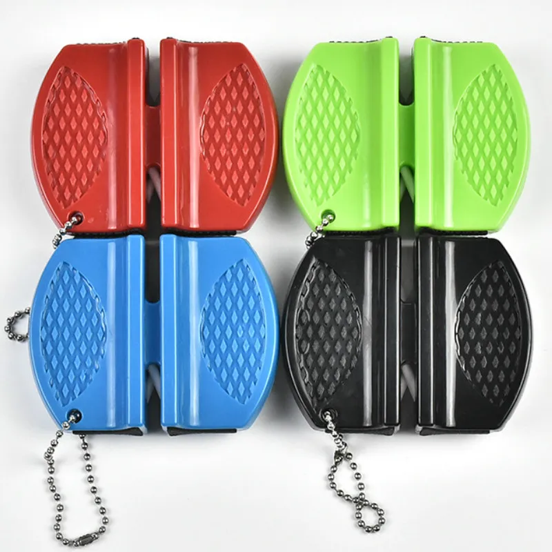 Маленькая точилка для ножей двусторонний портативный бытовой инструмент