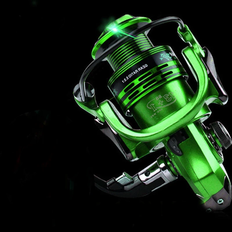 

New Fishing Coils 13 + 1BB 5.5: 1 Full Metal Fish Feeder Mlinete Spinning Reels Baitcasting Reel Sea Rock Bait Fishing Hot Wheel