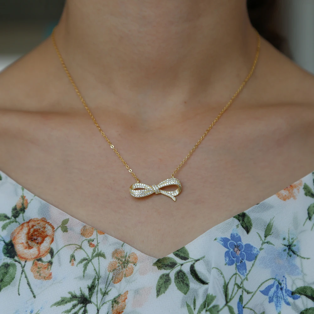 Корейская Мода циркония звенья цепи ожерелья Девушка Прекрасный Серебряный Ясно