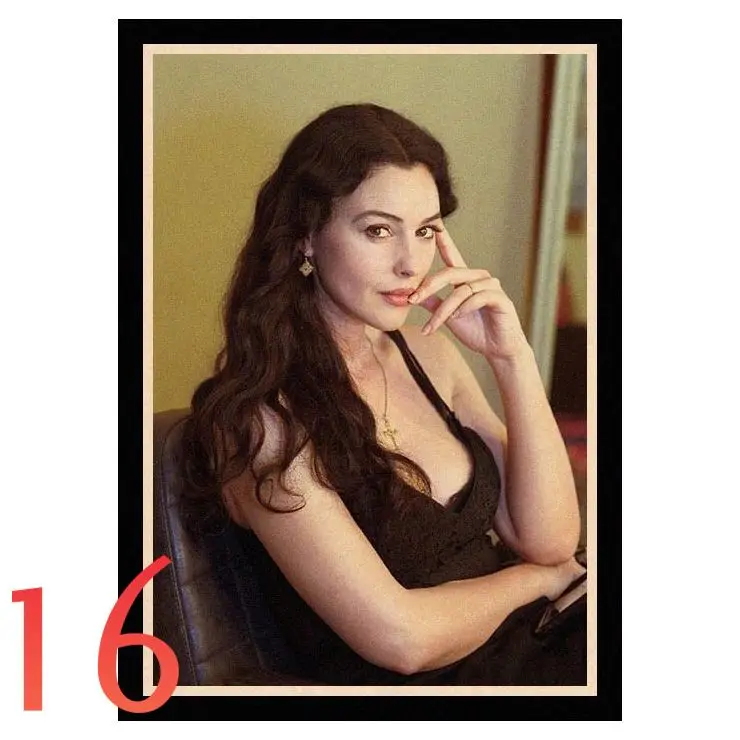 Идеальный JL Malena Monica Bellucci плакат наклейки на стену Винтаж постер печатает Высокое качество для бара и домашнего декора XXLHB01