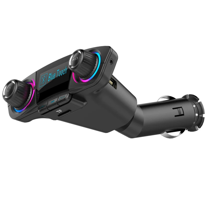 Автомобильный MP3 плеер модулятор Bluetooth FM передатчик светодиодный двойной USB