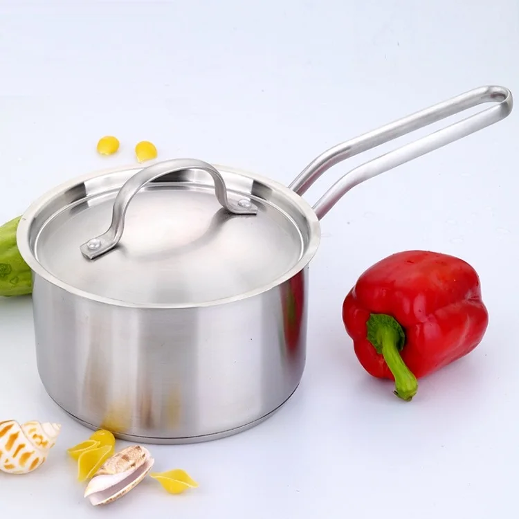 Кастрюля, молочный горшок, уплотненный, 304, нержавеющая сталь, кастрюля, горячая кастрюля, маленький суповый горшок, общая печь