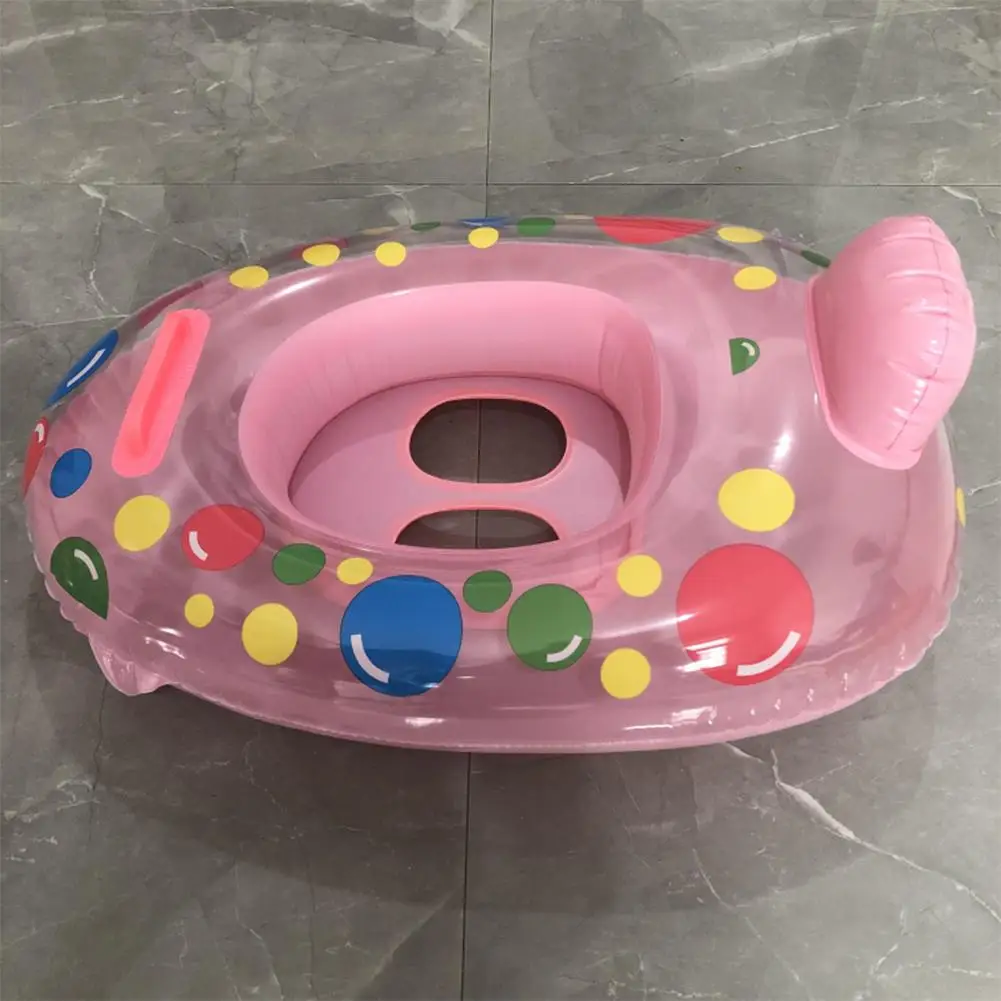 

Baby Swimming Ring Cartoon Print Safety Infant Inflatable Neck Float Circle Inflatable baby yacht seat cartoon printing swimming