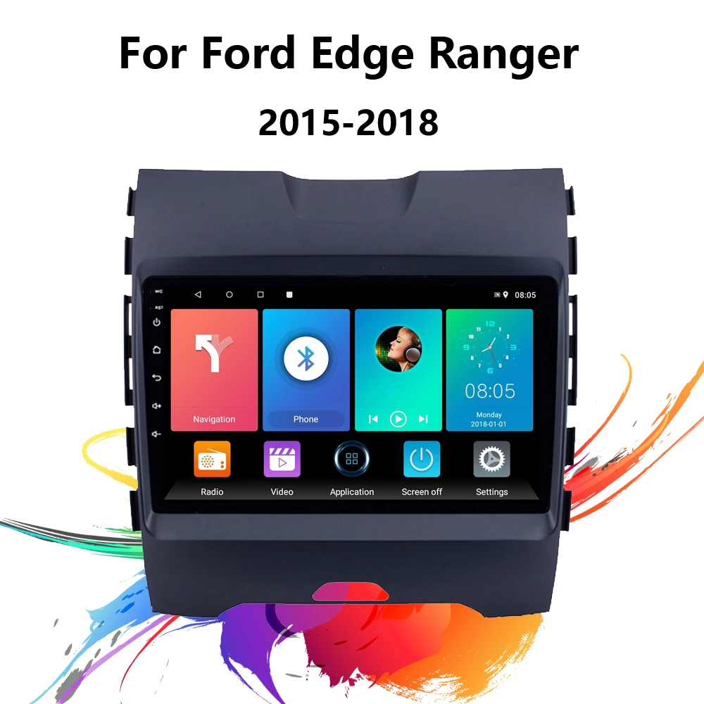 Автомагнитола easteregg 9 дюймов 2 DIN Android для Ford Edge Ranger 2015 2018 Autoaudio Wi Fi GPS навигация