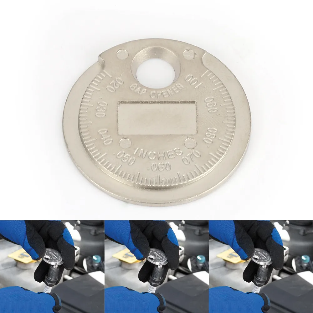 

1pc Car Spark Plug Gap Gauge Measurement Tool 0.6-2.4mm Spark Plug Gauge Measuring Tool Auto Check Accessories
