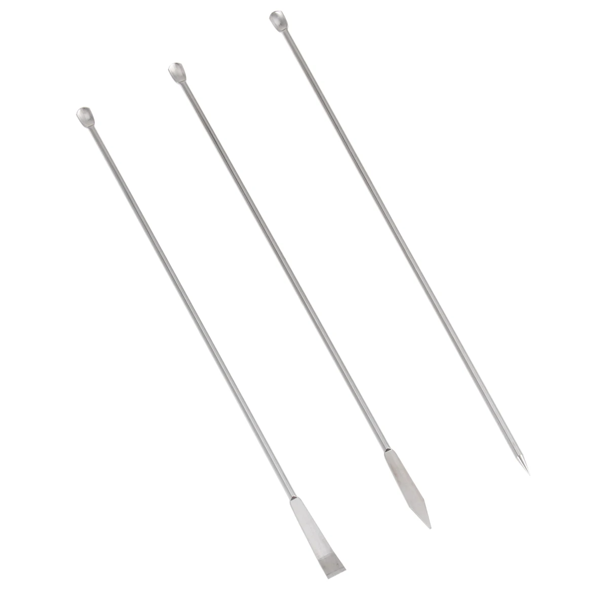 3 шт. ложка для реагента из нержавеющей стали микро лабораторный пробоотборник