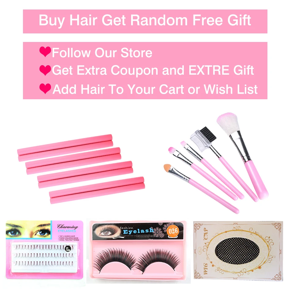 Чудо Красота Пряди человеческих волос для наращивания Бразильский объемная