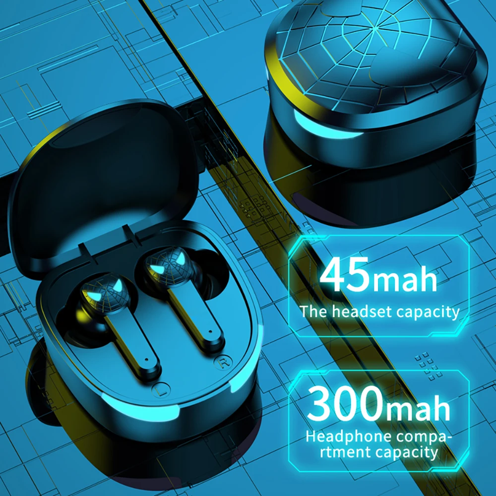 

TWS-стереонаушники VG10 с микрофоном и поддержкой Bluetooth 5,1
