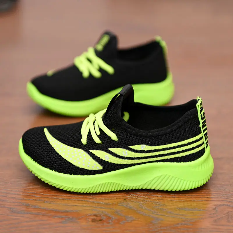 

2021 Fashion Kids Shoes Breathable Boys Girls Sport Shoes Children Casual Sneakers Baby Running Shoes Mesh Shoes for Girls