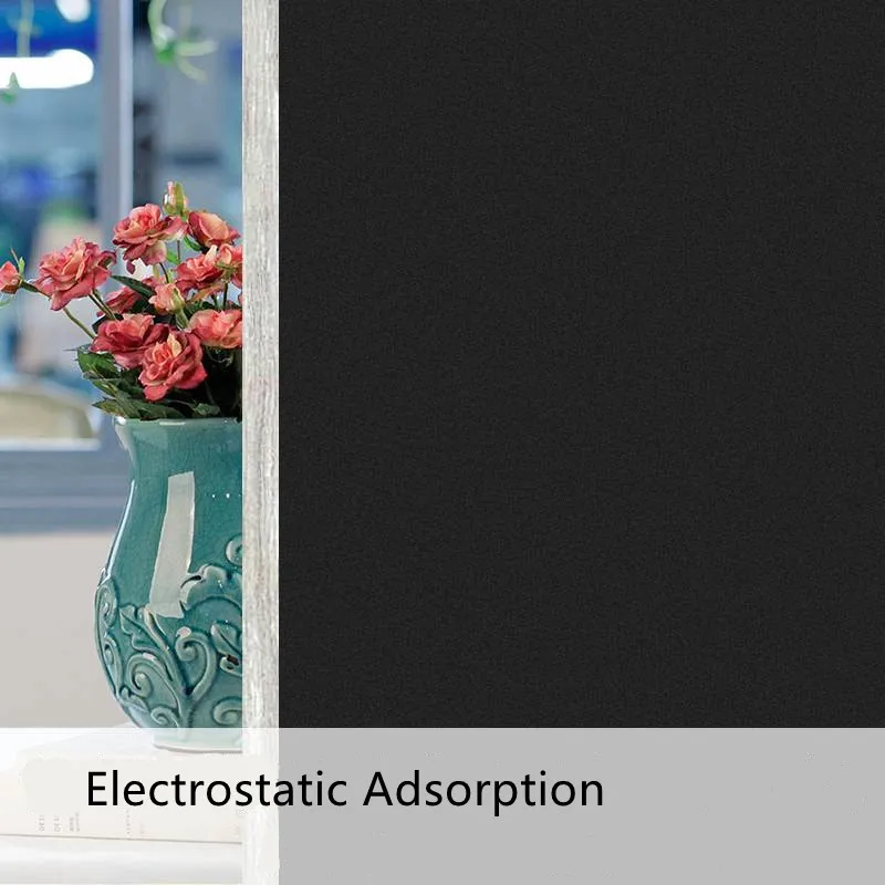 Съемная статическая пленка для окон с блокировкой света 100% Тонировка затемнение