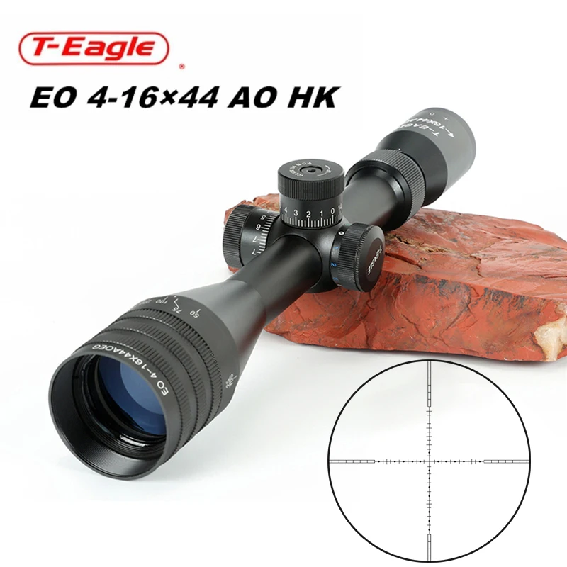 Тактический охотничий прицел T Eagle EO 4 16X44 AOE HK красная точка для PCP снайперская