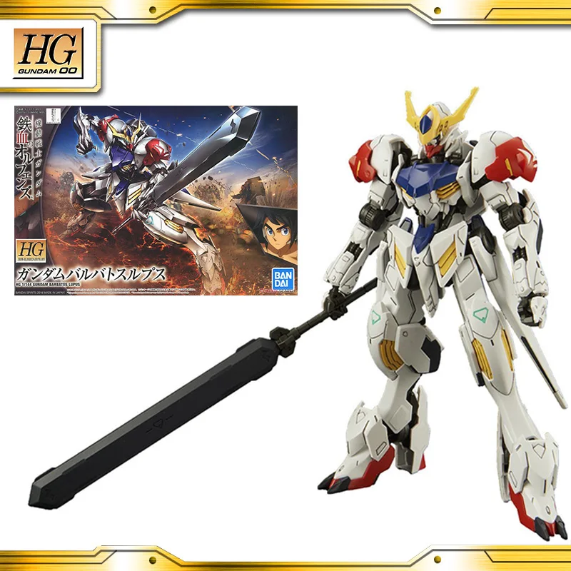 

BANDAI Gundam HG 1/144 BARBATOS LUPUS Модель Дети Собранный робот аниме фигурка игрушки кино и ТВ Gundam