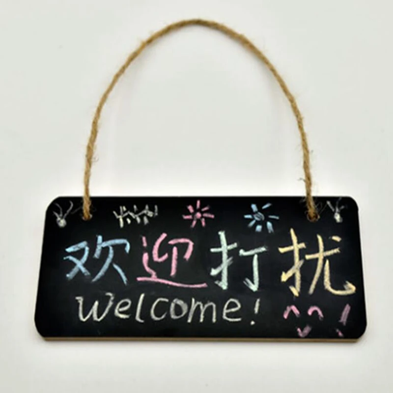 Деревянная доска с мелом для украшения свадеб вечеринок дома повседневного