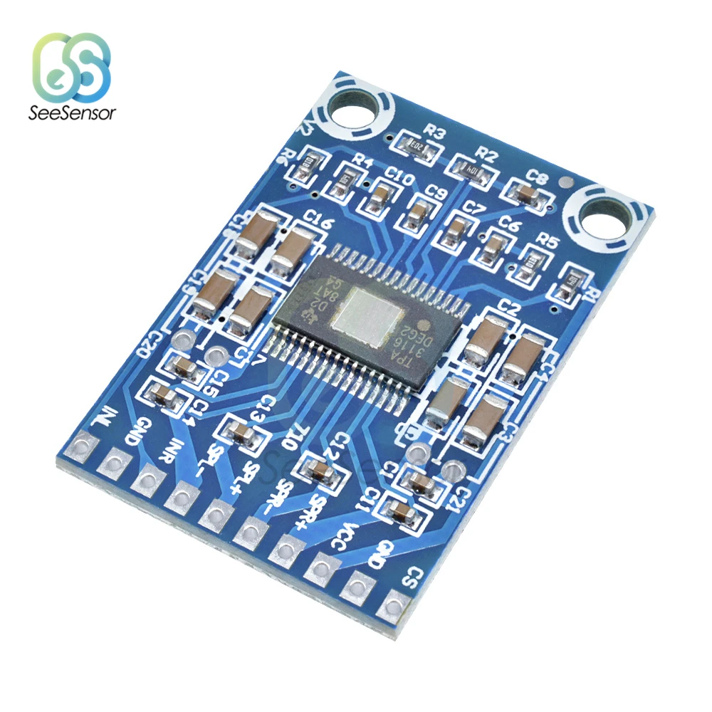 Двухканальный мини-усилитель мощности 12-24 В постоянного тока 50 Вт + | Инструменты