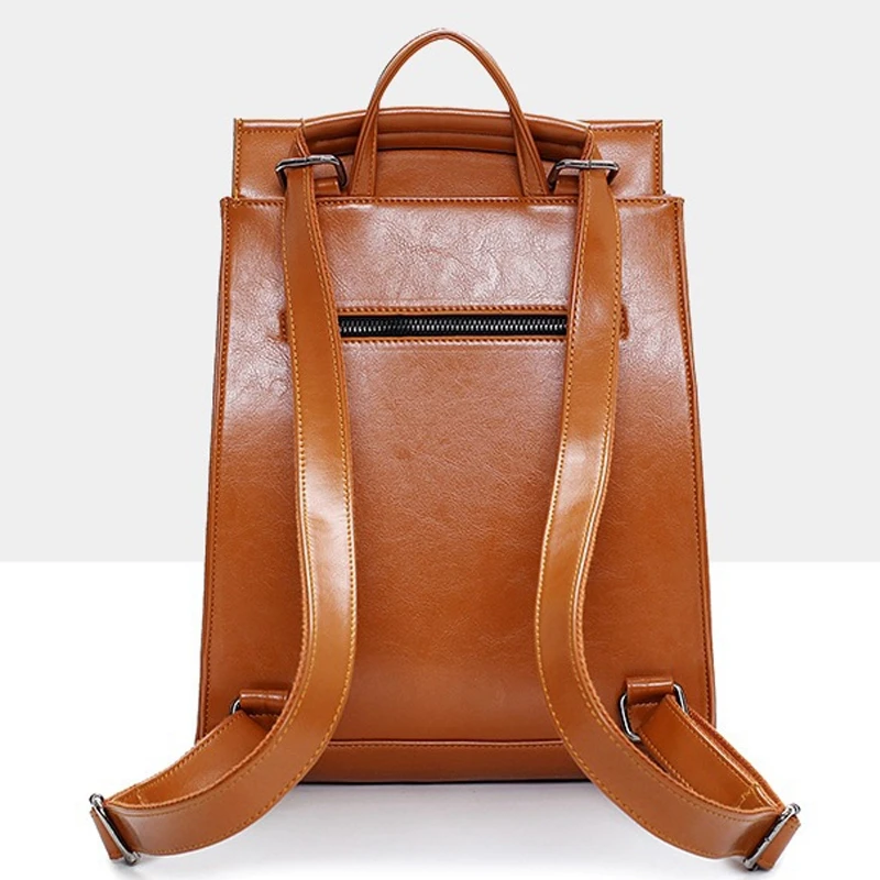 

Fashion New Women's Shoulder Bag Youth Leather Backpack School Female Shoulder Bag Travel Bag