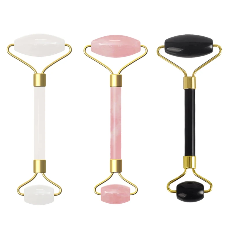 Натуральный камень нефритовый роликовый массажер лица тела глаз массаж ледяной