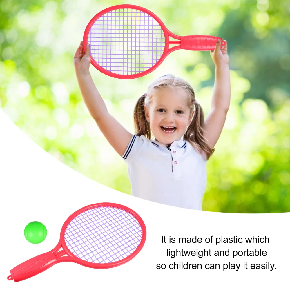 

1 Set Kids Tennis Racket Set with Kids Outdoor Sports Beach
