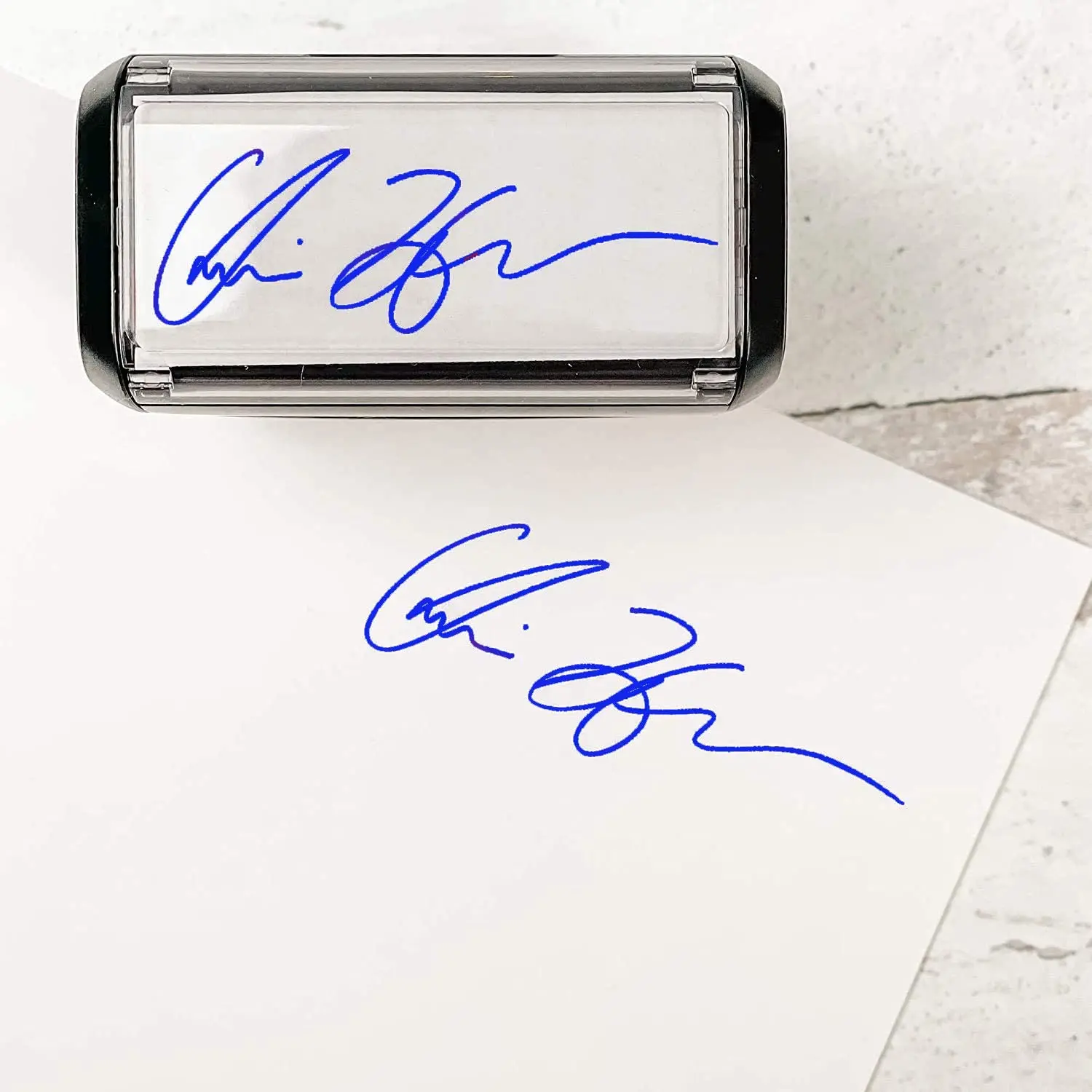 Sello de firma personalizado, sello de firma autoentintado, sello de nombre personalizado, carga tu firma-1