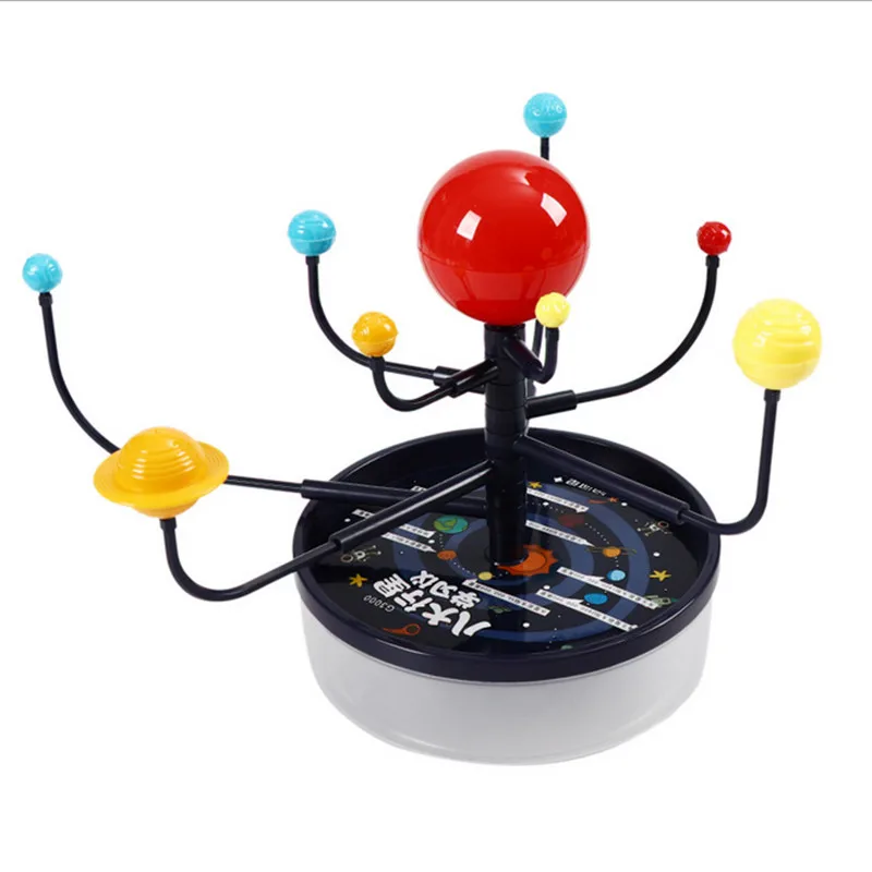 

1Set Solar System Nine Planets Model Science Kit DIY Assembly Parent-child Interaction Planetarium Science Toys Educational Toy