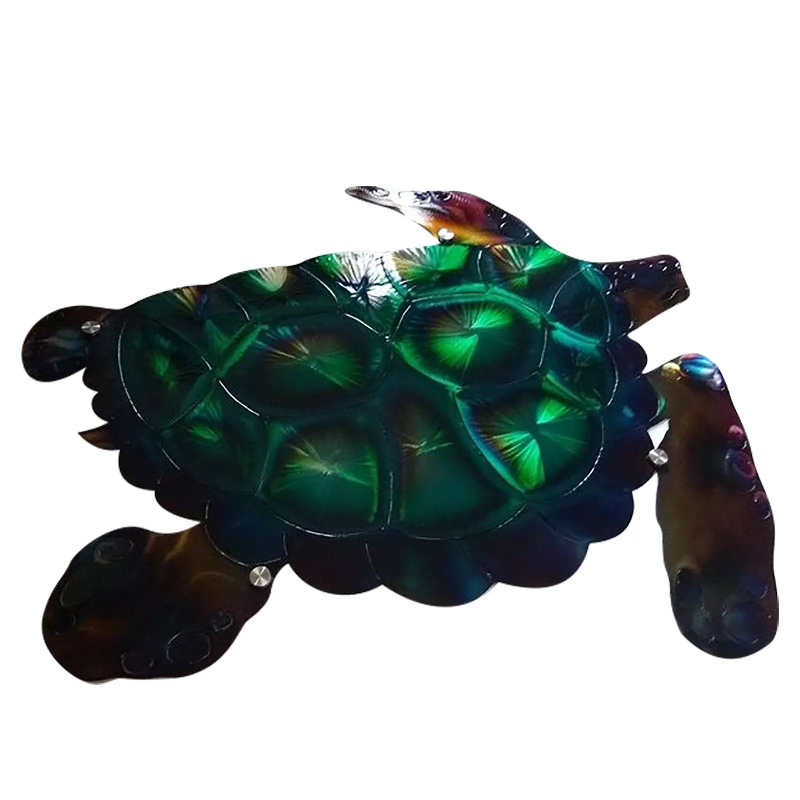 Забавное настенное украшение металлическая черепаха железная поделка комнатные